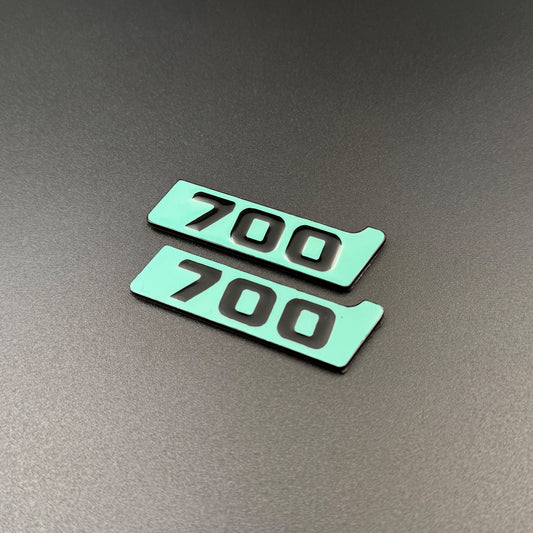Brabus 700 Style Tiffany Blue Metal Fender Emblem Logo Badge for Mercedes-Benz W463 G-Class G Wagon