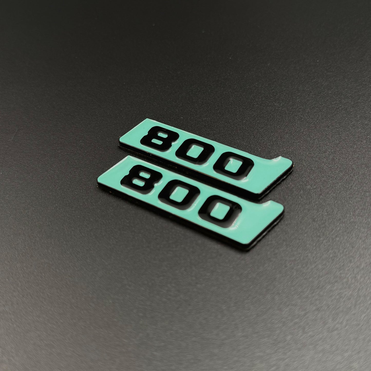 Brabus 800 Tiffany Blue Metal Fender Emblem Logo Badge for Mercedes-Benz W463 G-Class