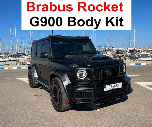 Carbon Fiber Brabus Rocket G900 Body Kit + Plastic Widestar Body Kit for Mercedes-Benz W463A G Wagon 2019+