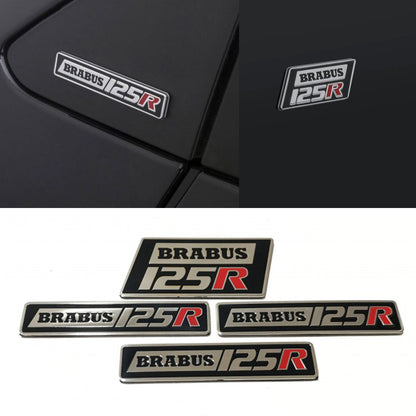 Brabus 125R Style Badge Emblem Set for Mercedes Smart 453 Fortwo