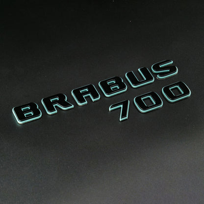 Brabus 700 Style Tiffany Blue Badges Emblems Set for Mercedes-Benz W463 W463A W464
