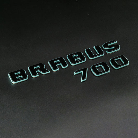 Brabus 700 Style Tiffany Blue Badges Emblems Set for Mercedes-Benz W463 W463A W464 G Wagon