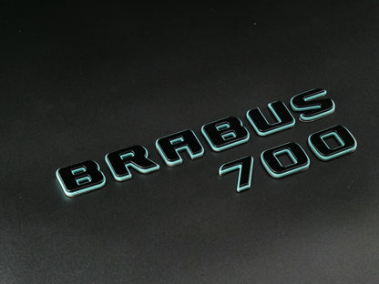 Brabus 700 Style Tiffany Blue Badges Emblems Set for Mercedes-Benz W463 W463A W464