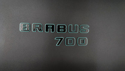 Brabus 700 Style Tiffany Blue Badges Emblems Set for Mercedes-Benz W463 W463A W464