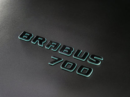 Brabus 700 Style Tiffany Blue Badges Emblems Set for Mercedes-Benz W463 W463A W464