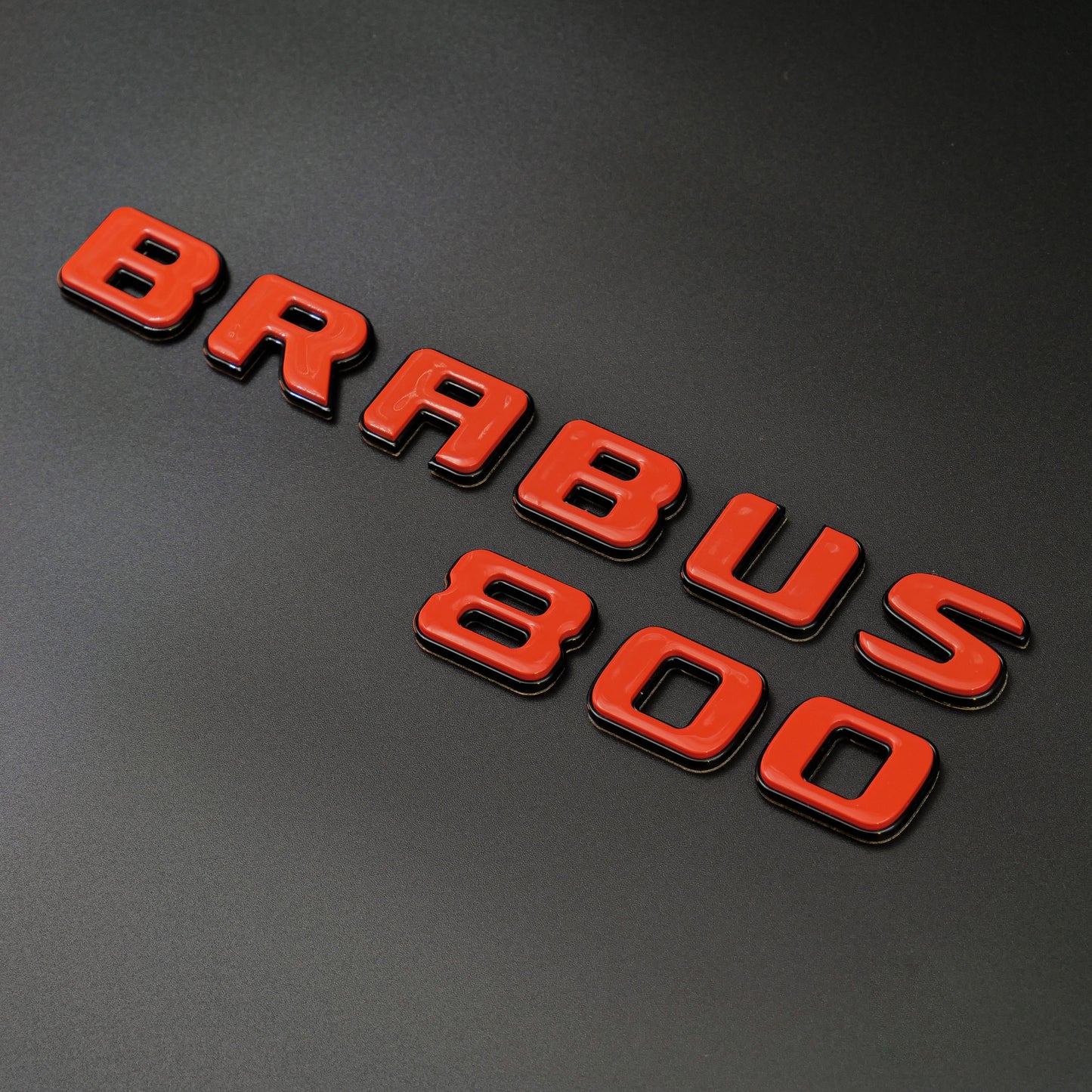 Brabus 800 Style Orange Badges Emblems Set for Mercedes-Benz W463 W463A W464