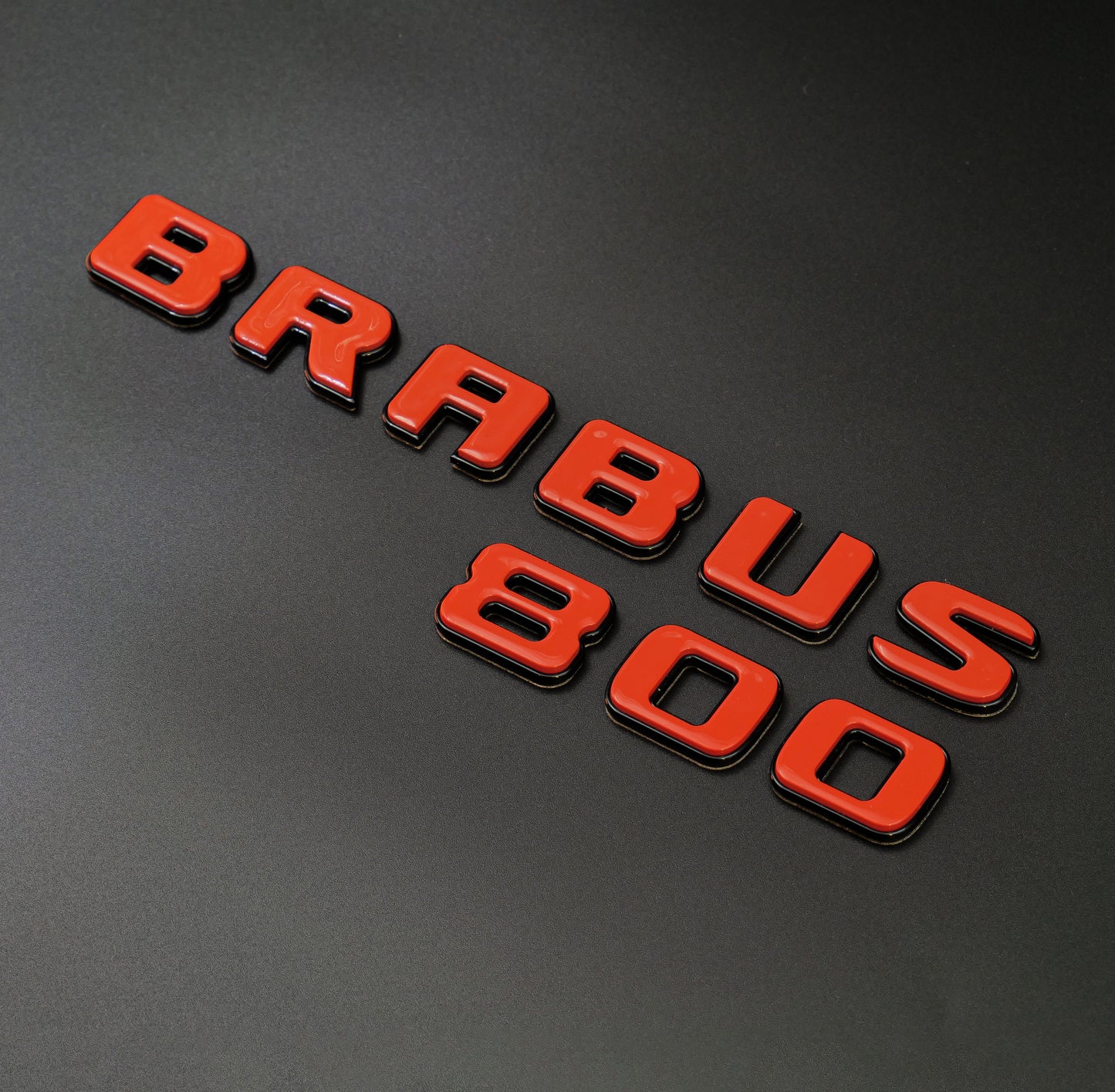 Brabus 800 Style Orange Badges Emblems Set for Mercedes-Benz W463 W463A W464