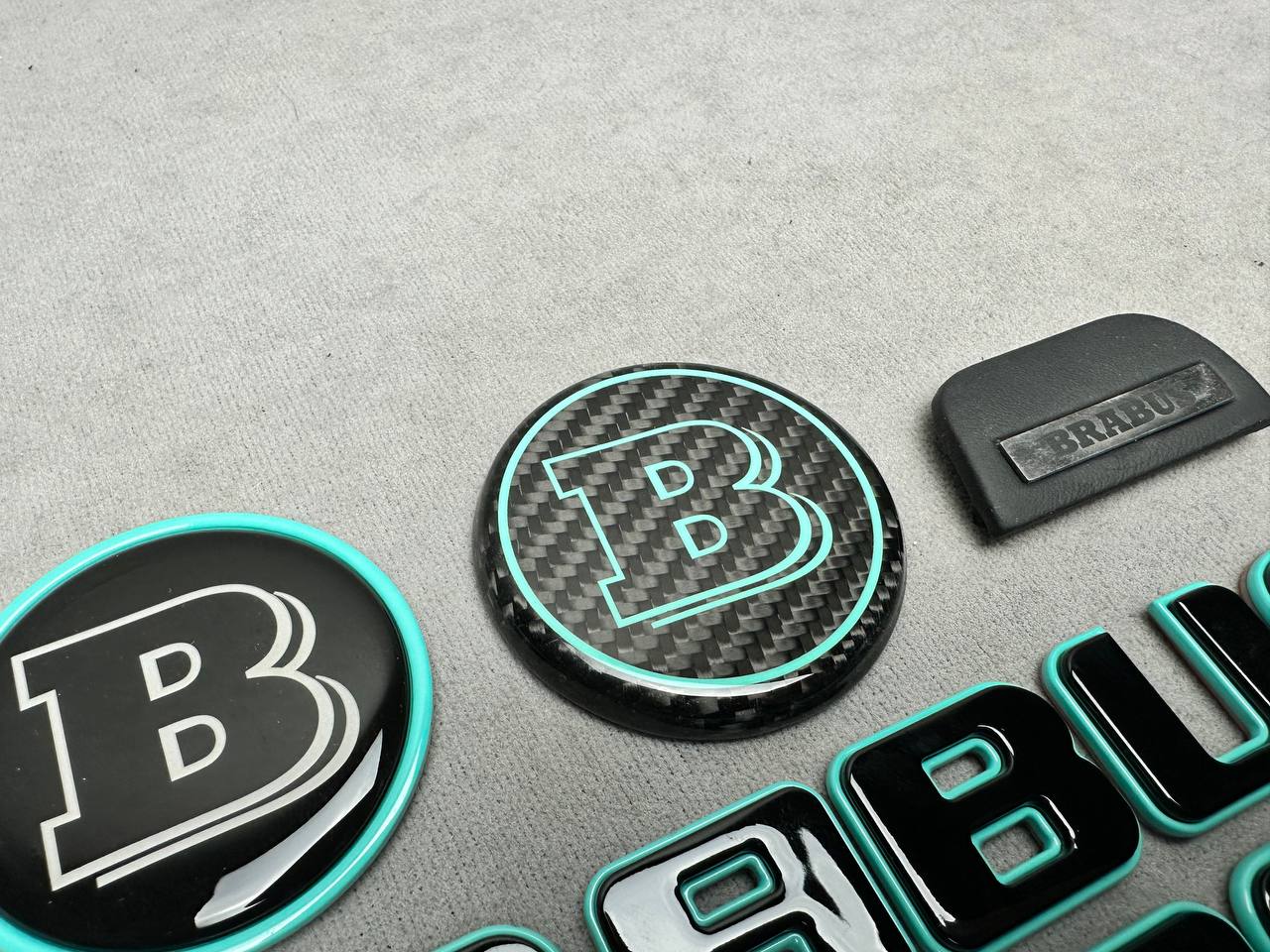 Brabus 800 Style Tiffany Blue Emblem Insert Set for Mercedes-Benz Cars G Wagon W463A W465