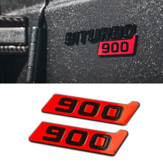 Brabus 900 Style Metal Fender Emblem Logo Badge for Mercedes-Benz W463 G-Class G Wagon
