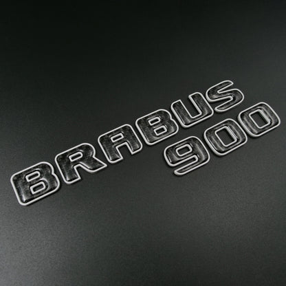Brabus 900 Style White Metal with Carbon Badges for W463 W464 G Wagon
