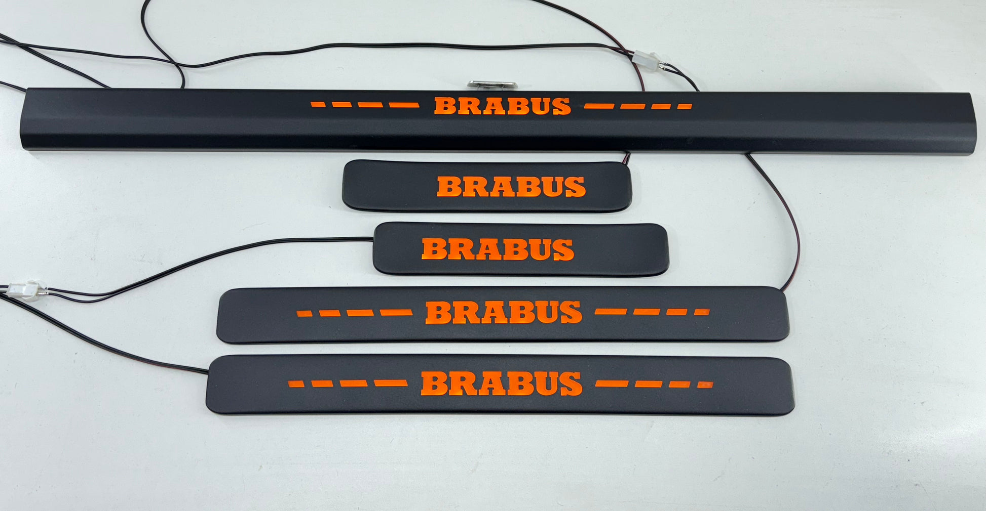 Brabus Matte Black Door Sills LED for W463A W464 G-Class G Wagon