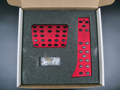 Brabus Pedal Covers Set for Mercedes-Benz S-class W223 Red
