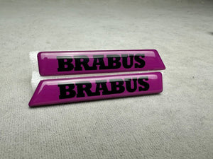 Brabus Style Violet Fender Emblems Side Moldings Inserts for Mercedes W463A G-Class G Wagon