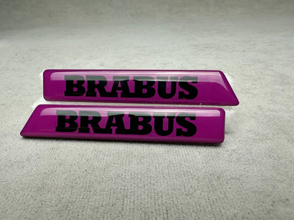 Brabus Style Violet Fender Emblems Side Moldings Inserts for Mercedes W463A G-Class G Wagon