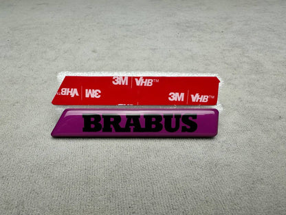 Brabus Style Violet Fender Emblems Side Moldings Inserts for Mercedes W463A G-Class G Wagon