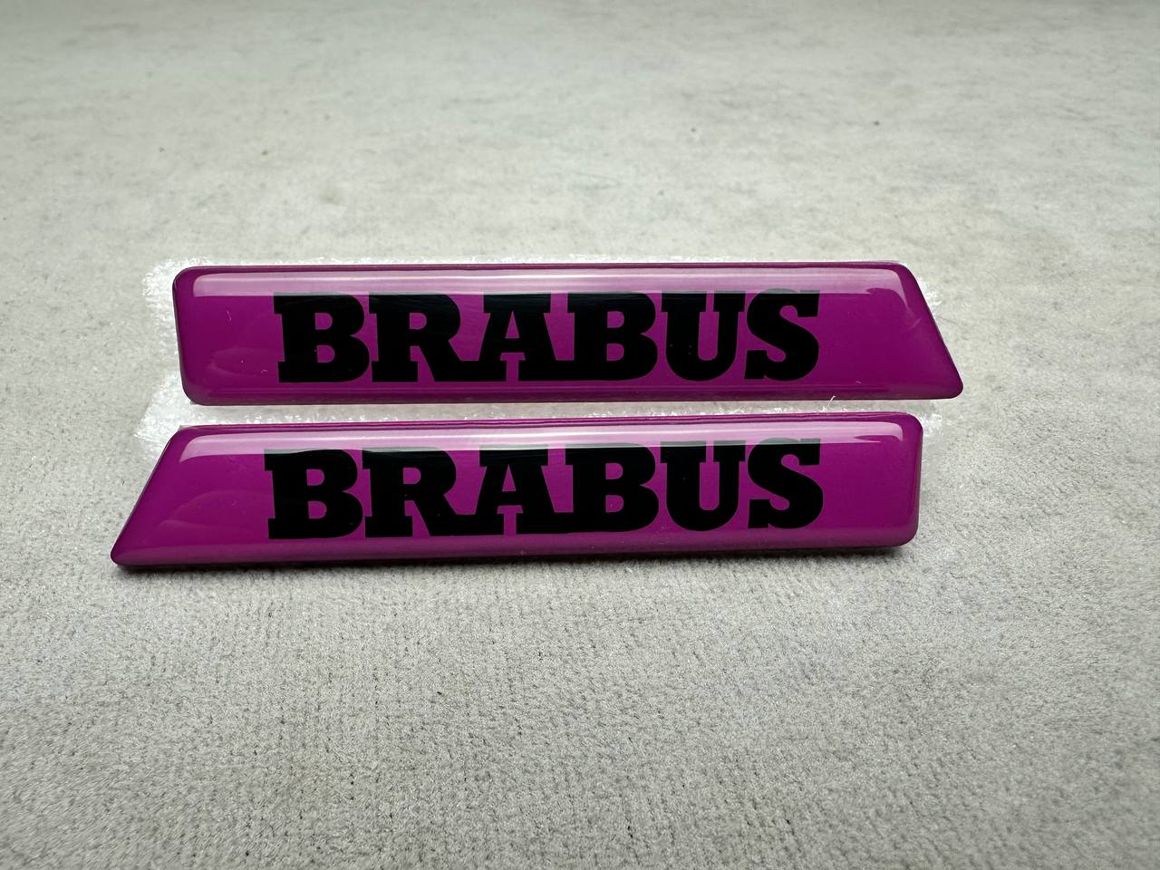 Brabus Style Violet Fender Emblems Side Moldings Inserts for Mercedes W463A G-Class G Wagon