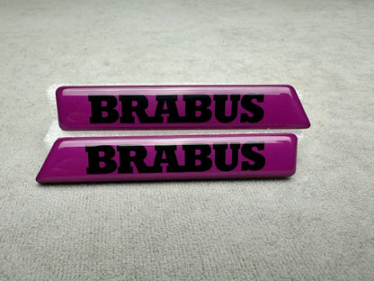 Brabus Style Violet Fender Emblems Side Moldings Inserts for Mercedes W463A G-Class G Wagon
