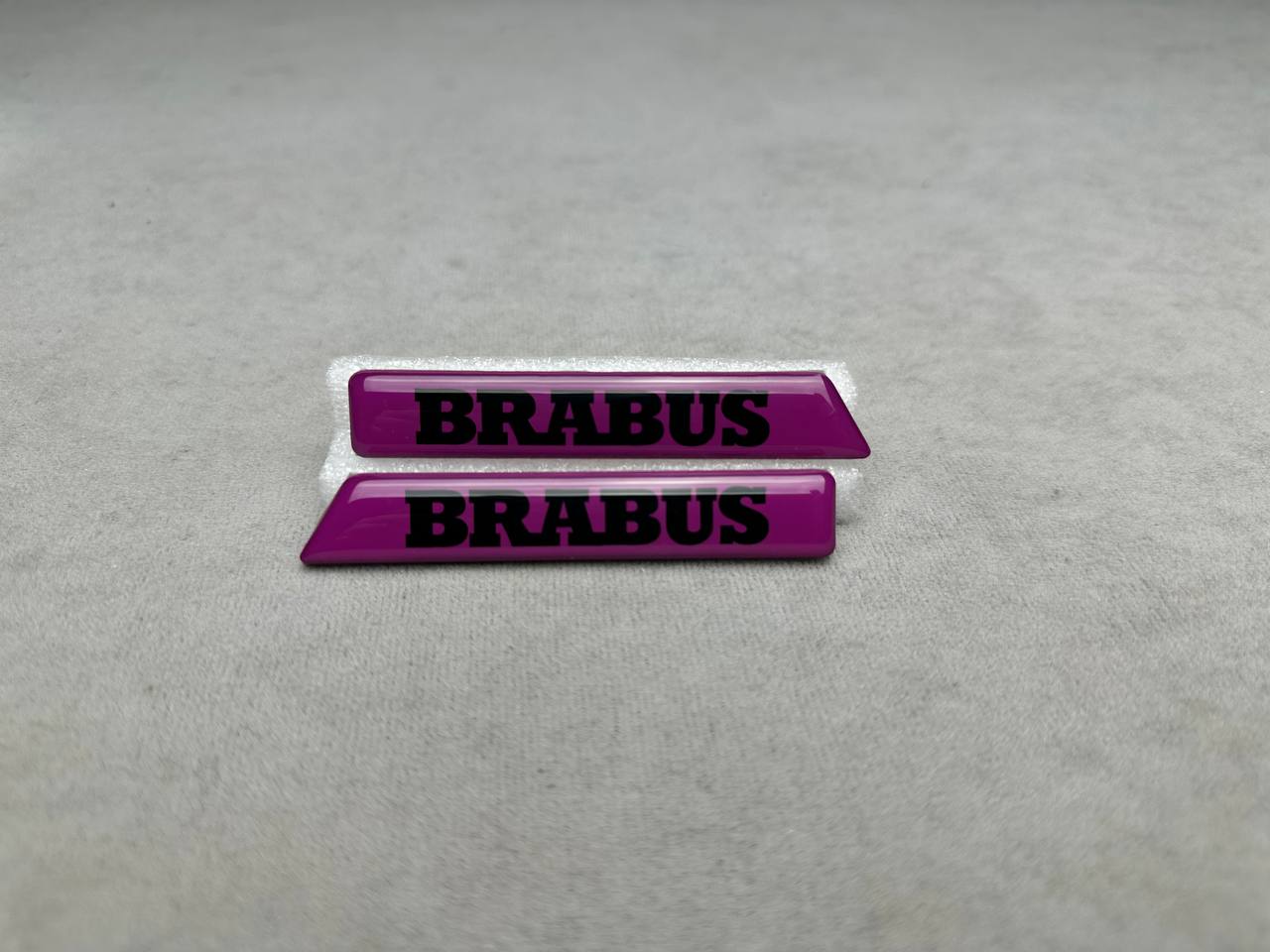 Brabus Style Violet Fender Emblems Side Moldings Inserts for Mercedes W463A G-Class G Wagon