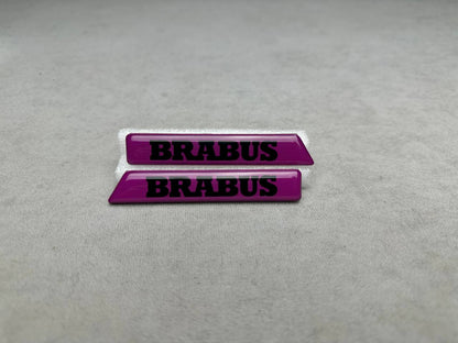 Brabus Style Violet Fender Emblems Side Moldings Inserts for Mercedes W463A G-Class G Wagon
