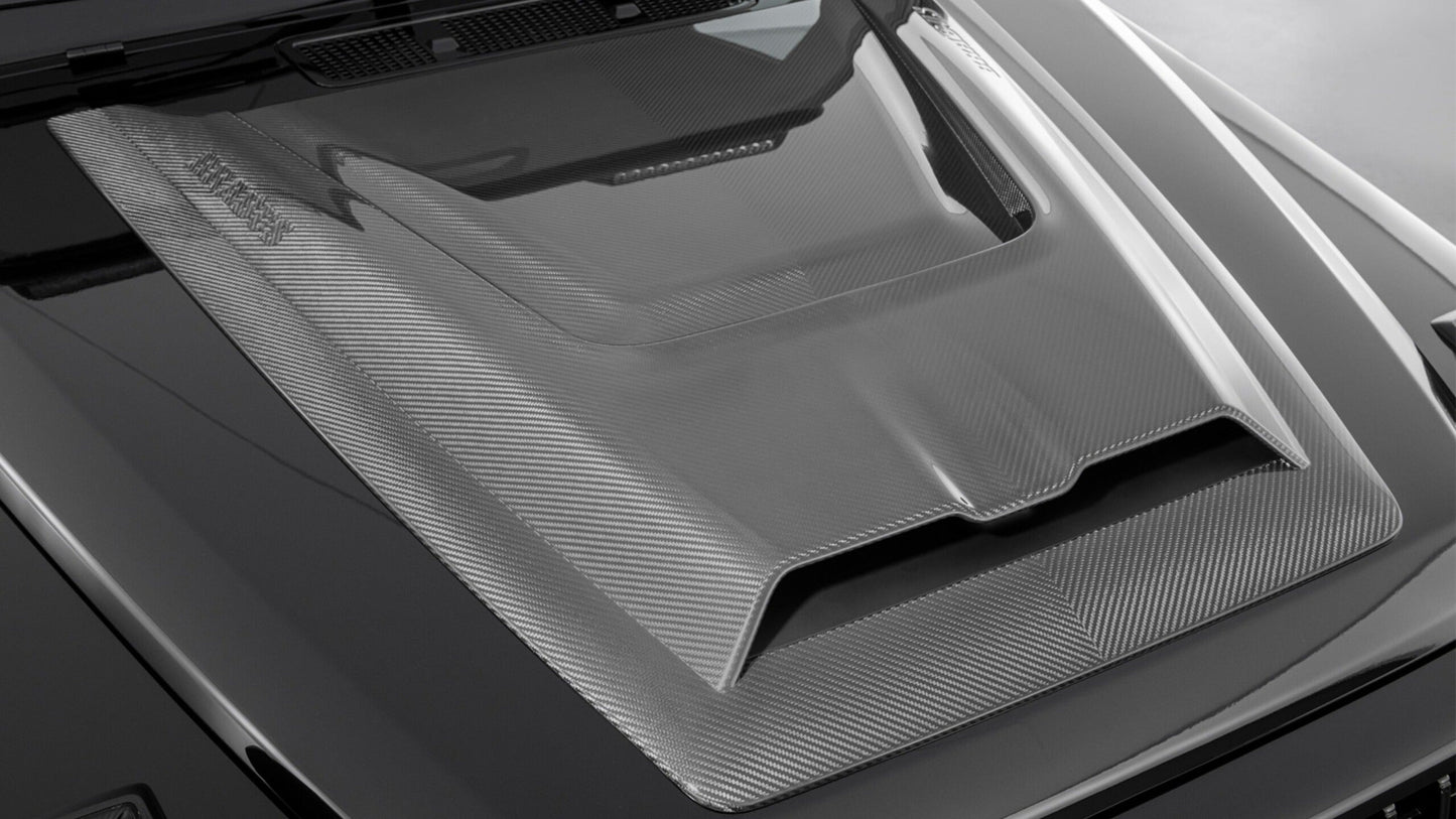 Carbon Fiber Brabus Style Hood Cover Scoop for Mercedes-Benz W465 G-Class G Wagon