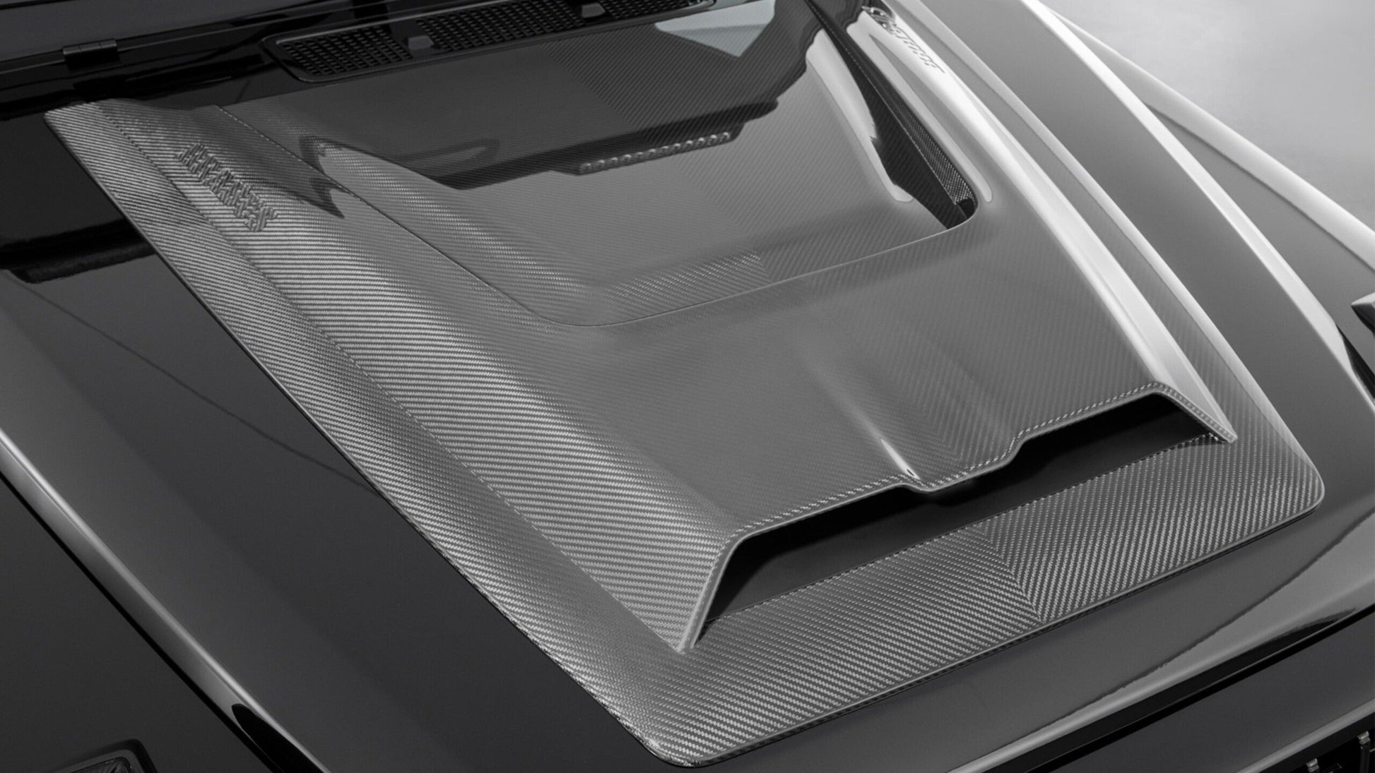 Carbon Fiber Brabus Style Hood Cover Scoop for Mercedes-Benz W465 G-Class G Wagon