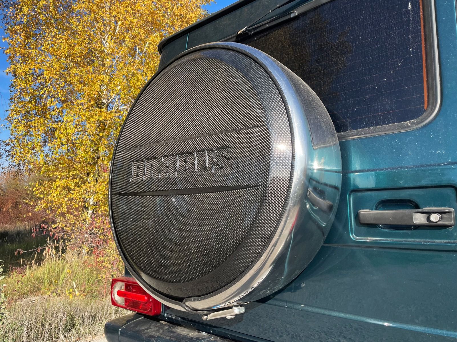 Carbon Spare Tire Cover Brabus for Mercedes-Benz G Wagon W465 