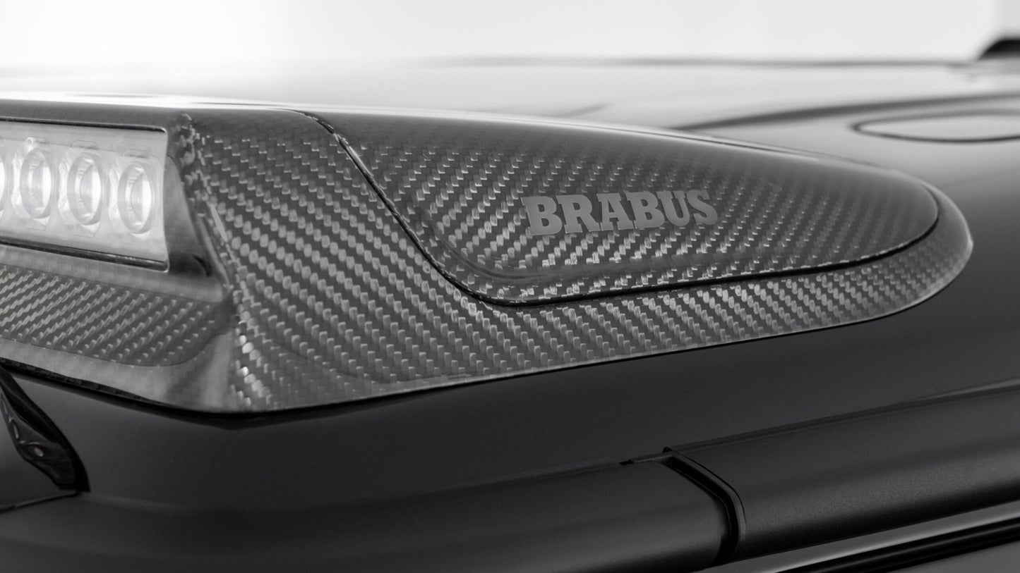 Carbon Fiber Front Roof Spoiler with LEDs for Mercedes W465 2024+ G Wagon