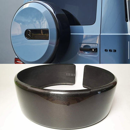 Mercedes-Benz W463A G-Wagon Rear Spare Tire Carbon Fiber Ring Cover