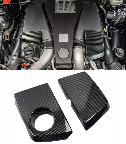G Wagon Carbon Fiber Engine Trim 2 pcs made for G63 W463 G-Class