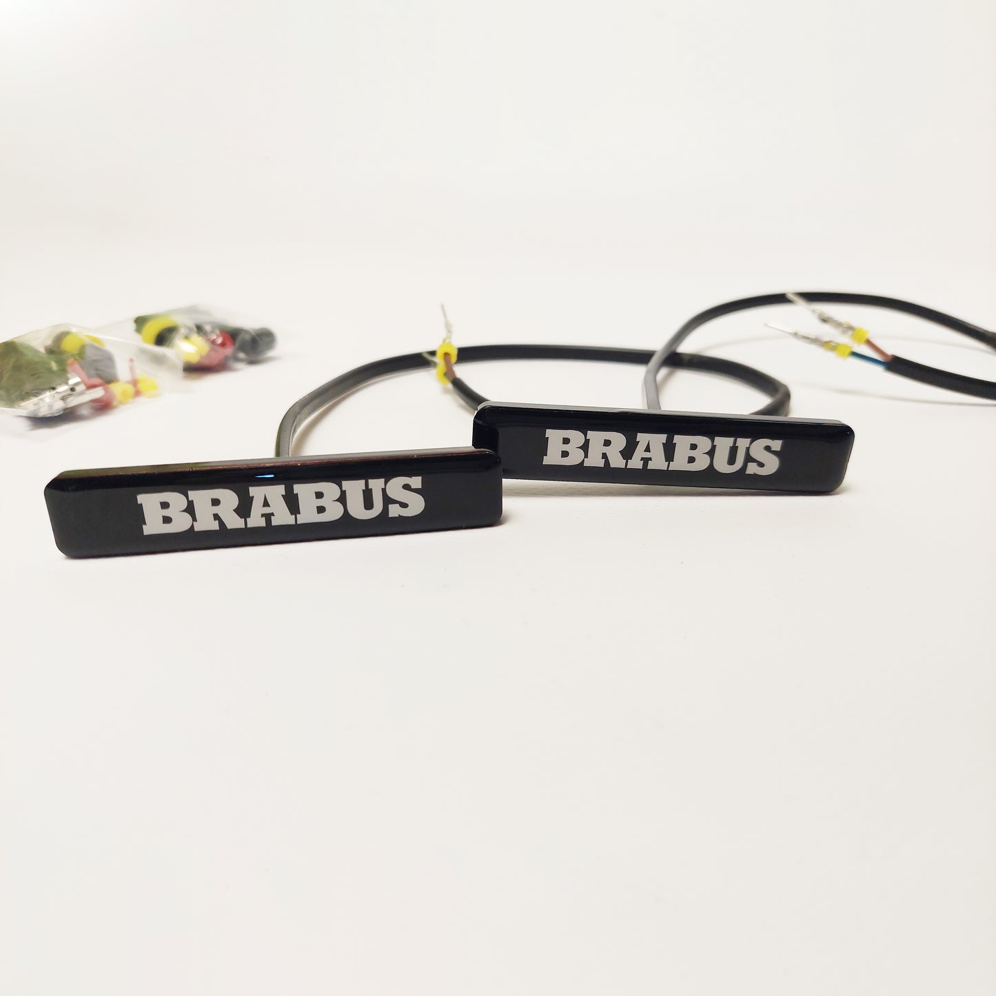 G Wagon LED Fender Emblem Brabus Style Logo for Mercedes w463a w464 2pcs