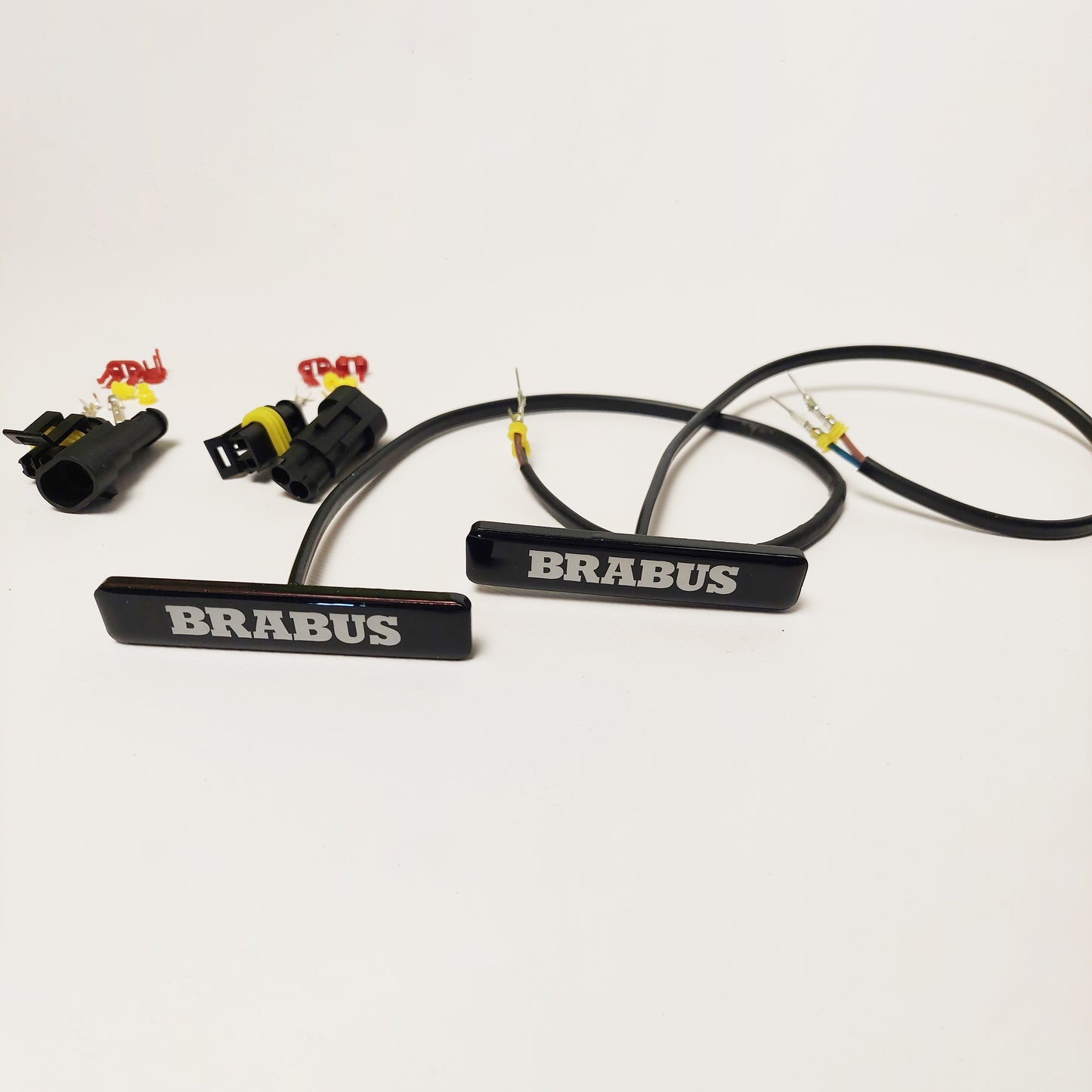 G Wagon LED Fender Emblem Brabus Style Logo for Mercedes w463a w464 2pcs