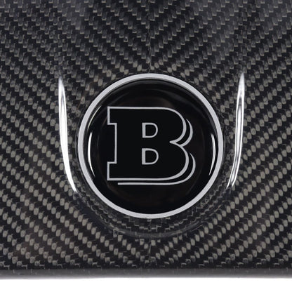 Gray Metal Brabus Style Badge Logo Emblem 55mm for Hood Scoop Trunk Mercedes-Benz G Wagon G-Class W463