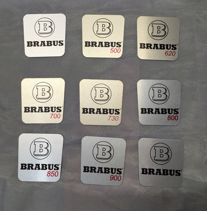 Brabus Badge for Gear Shift Knob Metal Emblem for Mercedes Benz Cars