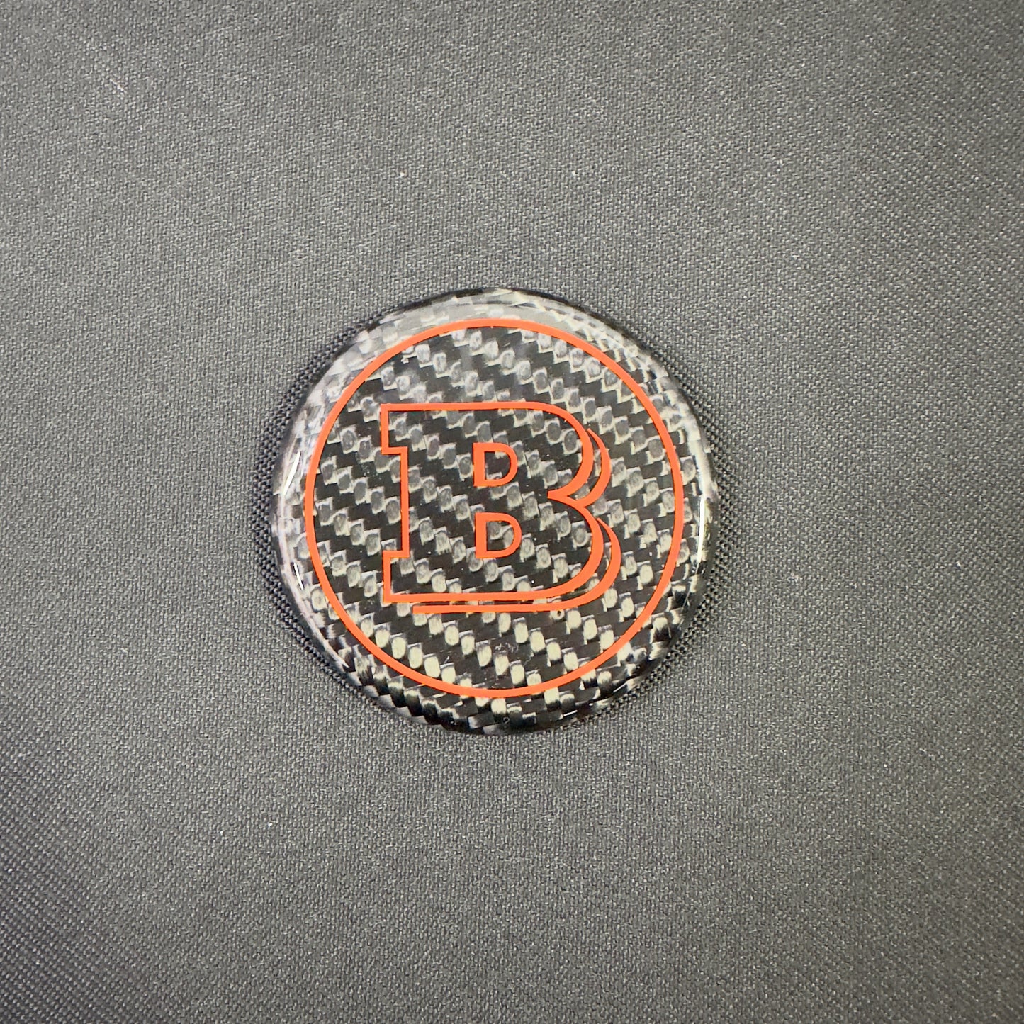 Carbon Brabus Badge Logo Emblem 57 mm for Steering Wheel Mercedes-Benz G-Wagon W463A