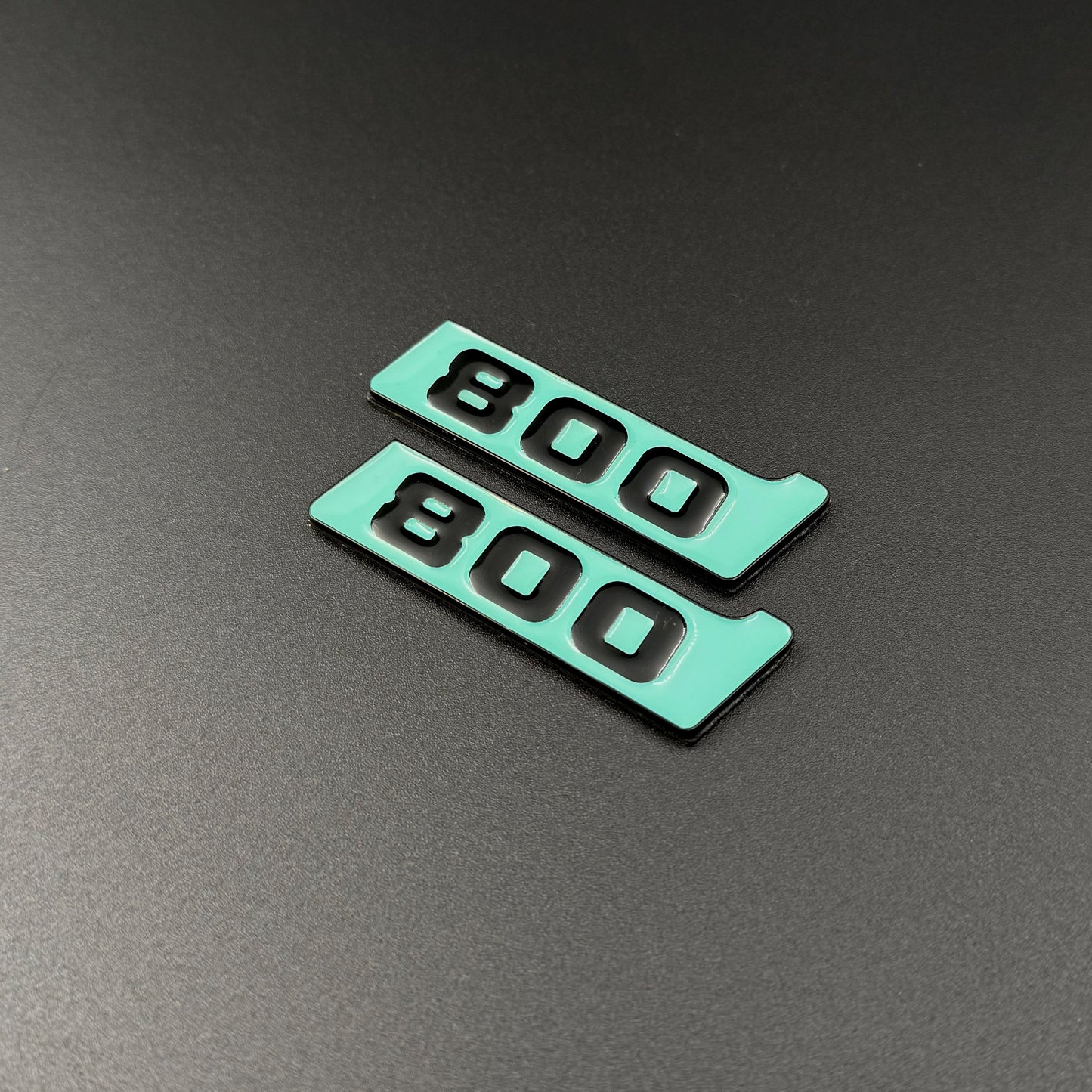 Brabus 800 Tiffany Blue Metal Fender Emblem Logo Badge for Mercedes-Benz W463 G-Class