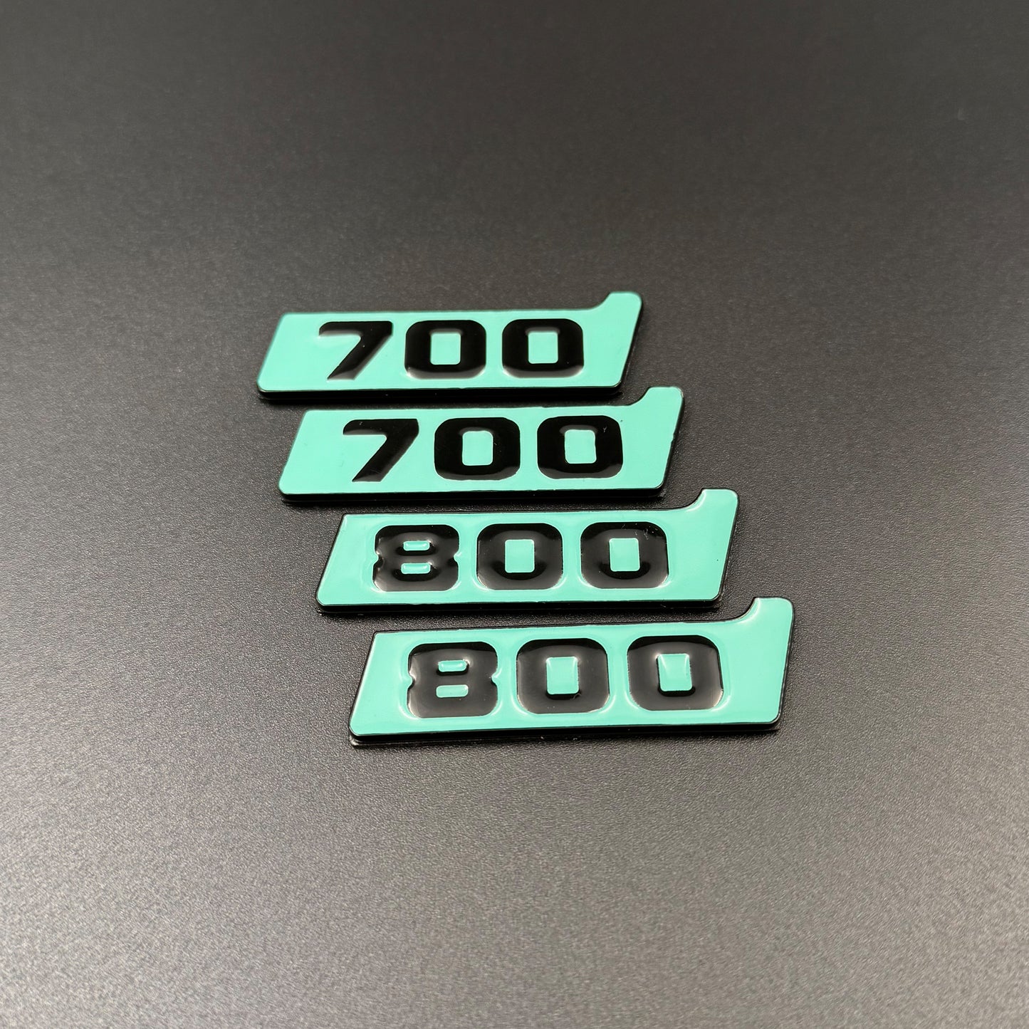 Brabus 800 Tiffany Blue Metal Fender Emblem Logo Badge for Mercedes-Benz W463 G-Class