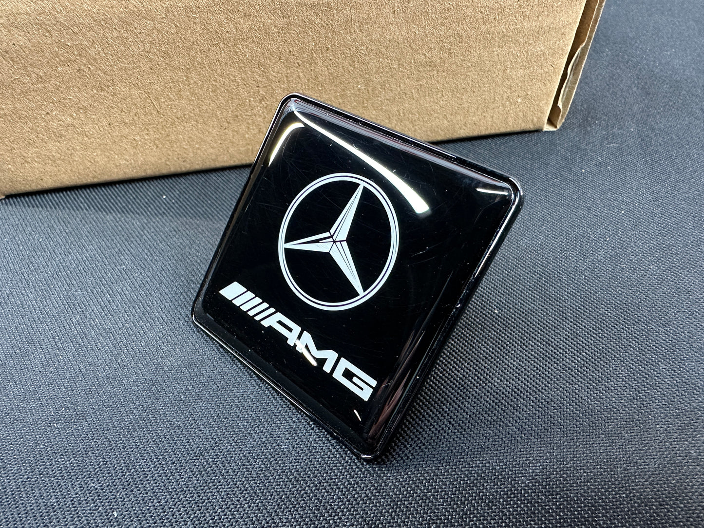 AMG Seat Badges Metal Emblems Set 4 pcs for Mercedes-Benz Cars