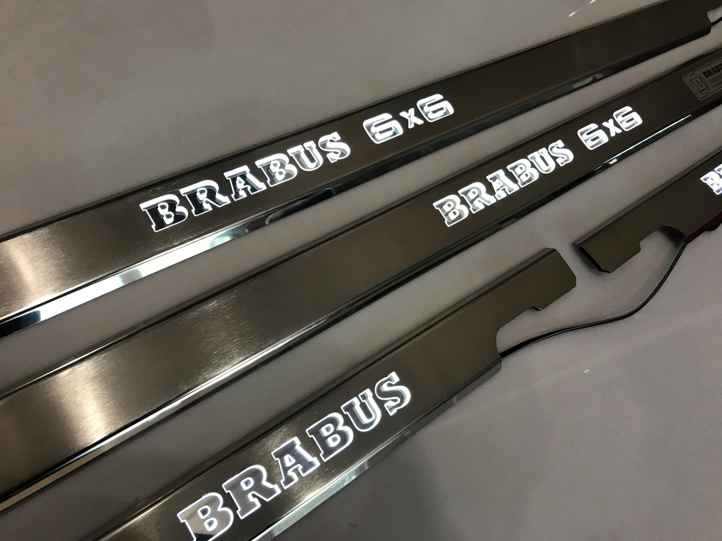 Mercedes-Benz W463 G-Class 6x6 Stainless Steel LED Door Sills