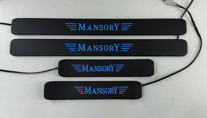 Mansory Style Matte Black Door Sills LED for G Wagon W463A W464