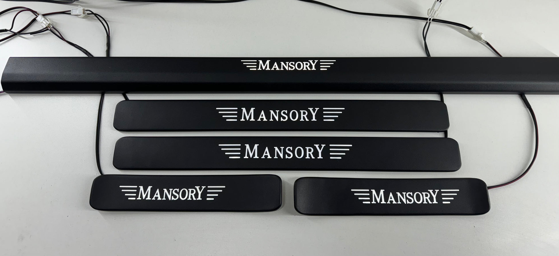 Mansory Style Matte Black Door Sills LED for W463A W464 G Wagon