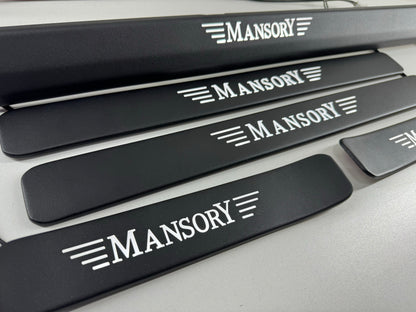 Mansory Style Matte Black Door Sills LED for W463A W464 G Wagon