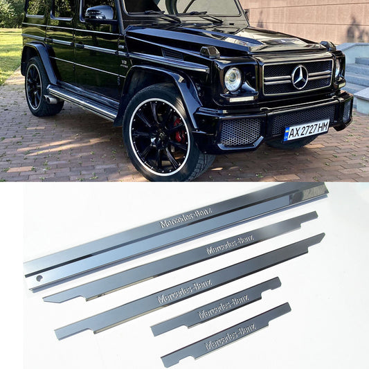 Mercedes-Benz W463 G-Class Stainless Steel LED Door Sills Set of 5 pcs G Wagon