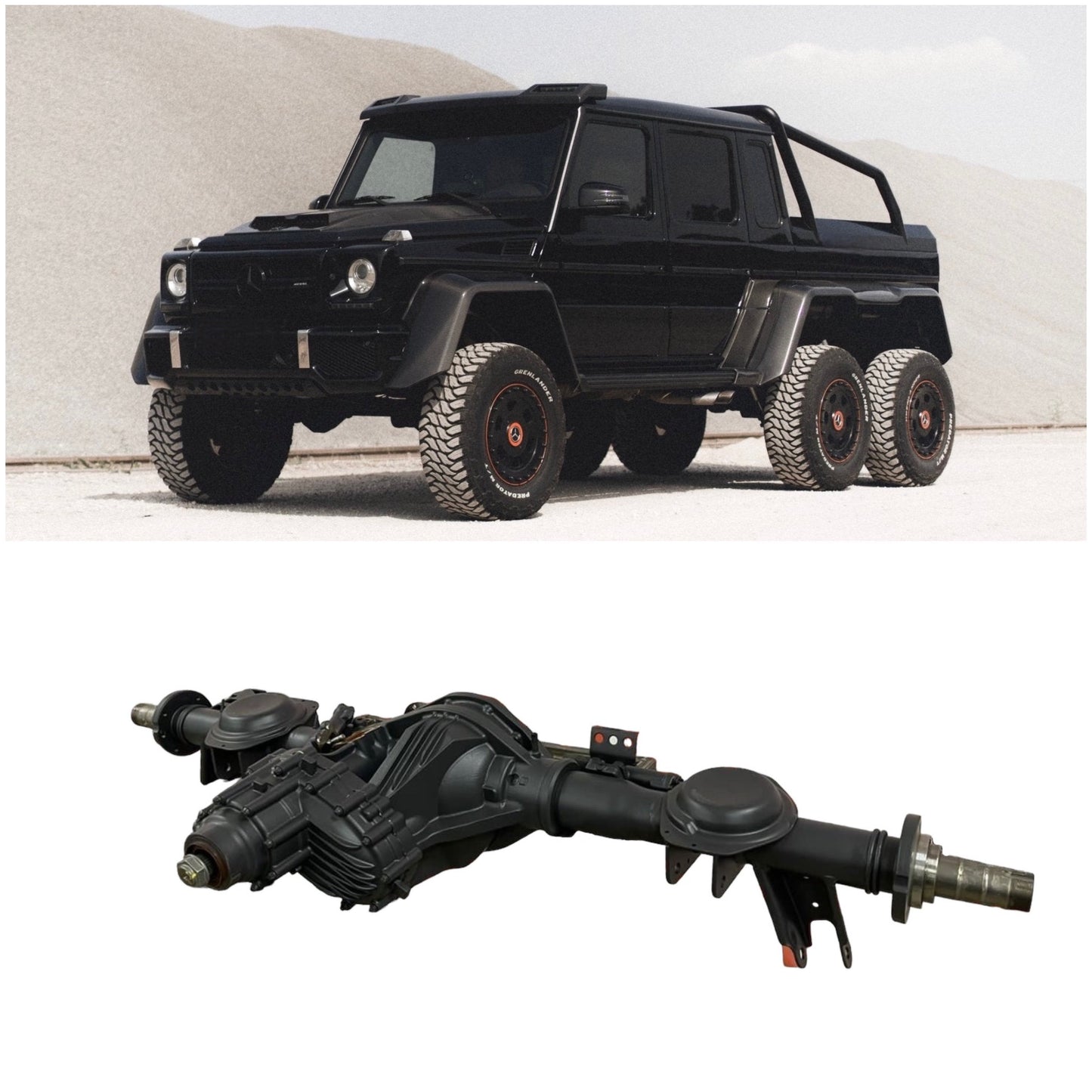 6x6 Conversion Kit for Mercedes-Benz W463 G Wagon