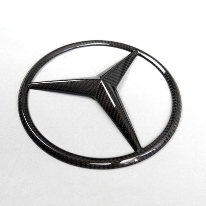 Mercedes-Benz W463a W464 G-Class G-Wagon G63 G500 G55 Front Grill Carbon Fiber Star Badge Logo Emblem