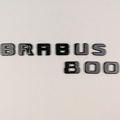 Metal Black Brabus 800 Style Emblem Logo Badge for Mercedes-Benz W463 G-Class G Wagon