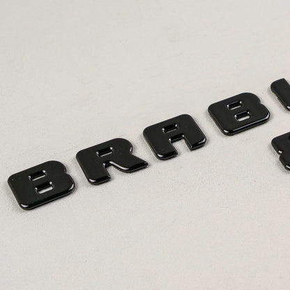 Metal Black Brabus 800 Style Emblem Logo Badge for Mercedes-Benz W463 G-Class G Wagon