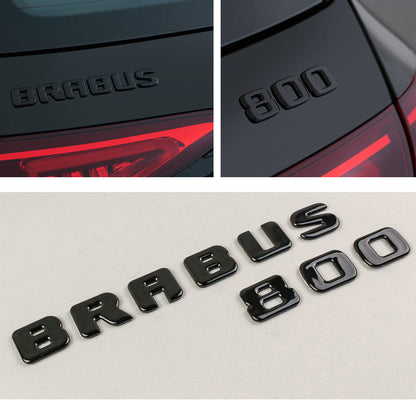 Metal Black Brabus 800 Style Emblem Logo Badge for Mercedes-Benz W463 G-Class G Wagon