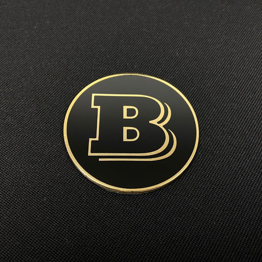 Metal Brabus 53mm Round Emblem Badge Logo for Mercedes W463 G Wagon