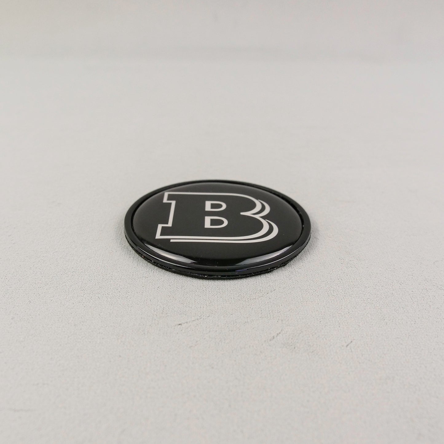 Metal Gray Brabus Badge Style Logo Emblem 55mm for Hood Scoop Trunk Mercedes-Benz G-Wagon G-Class W463 W463A