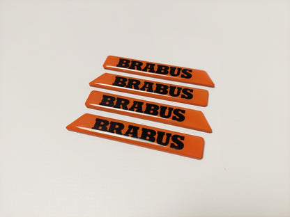 Brabus Orange Fender Emblems Side Moldings Inserts for Mercedes W463A G-Class